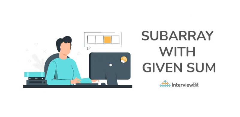 Subarray with given sum