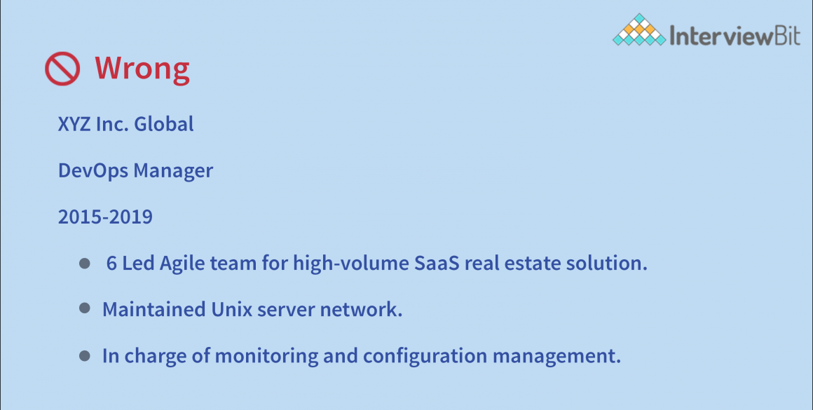 DevOps Engineer Resume – Full Guide and Example - InterviewBit