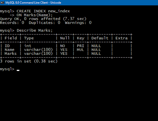 MySQL Online - Online MySQL Compiler - Online MySQL Editor - Run