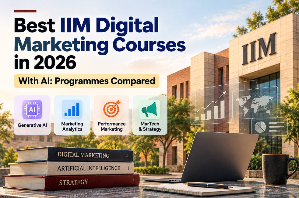 Best IIM Digital Marketing Courses in 2026 with AI: programme comparison